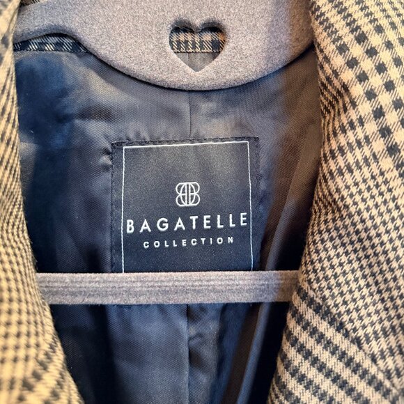 Bagatelle Collection Plaid Double-Breasted Blazer Jacket Size Small - Picture 2 of 12